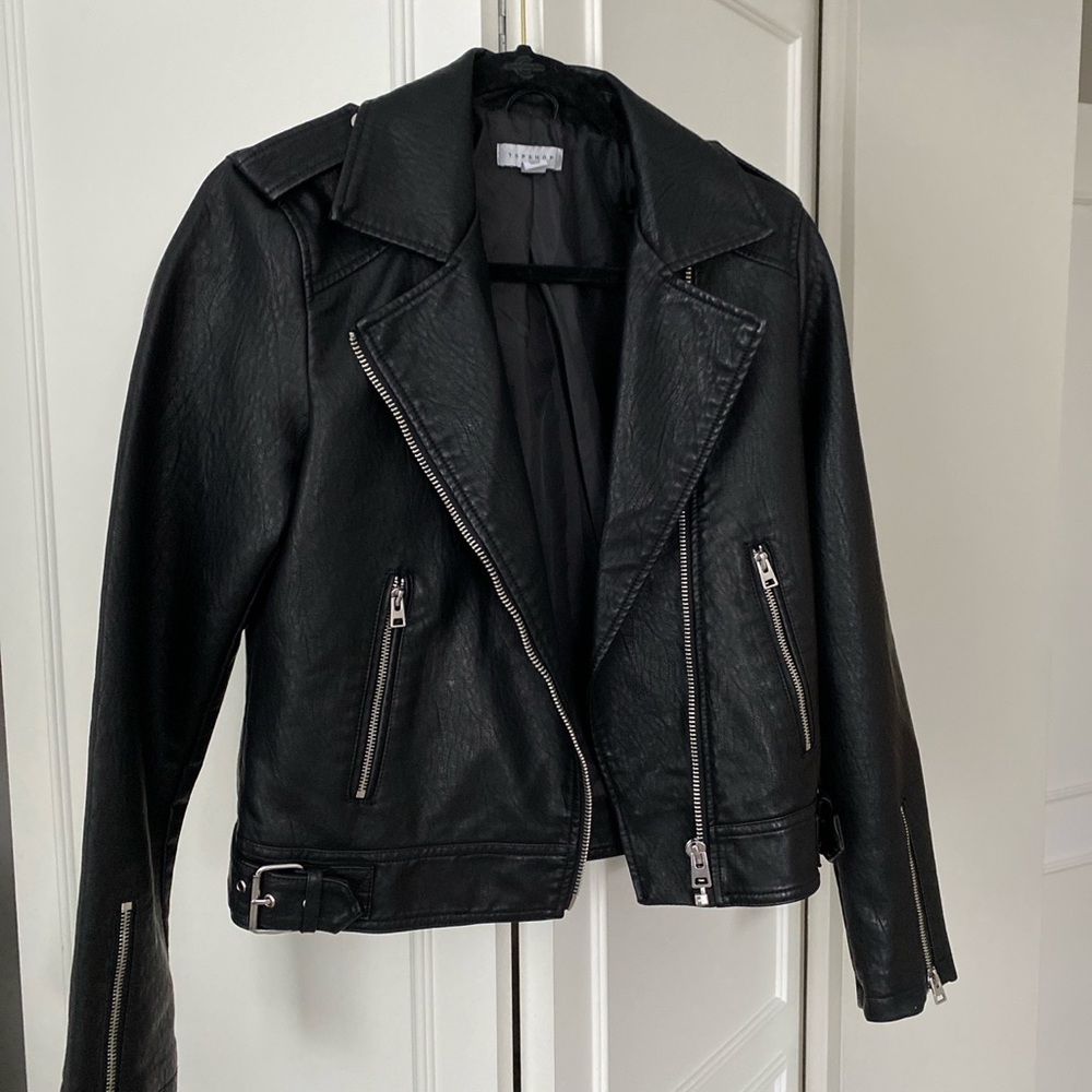 Brand New Topshop Leather Jacket
